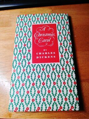 1960s 'A Christmas Carol' by Charles Dickens Hardcover Book with Dust Jacket